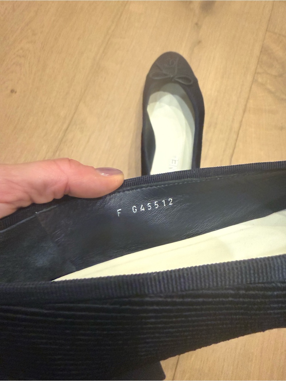 LAST CHANCE - CHANEL navy ballet flats - size 39.5 - Picture 5 of 8